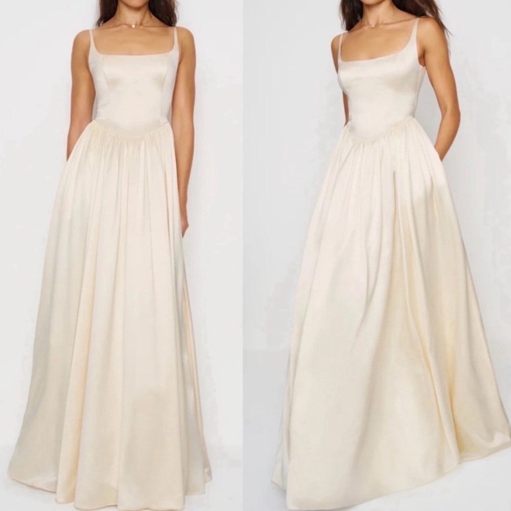 NEW NWT Reformation Liz Silk Dress